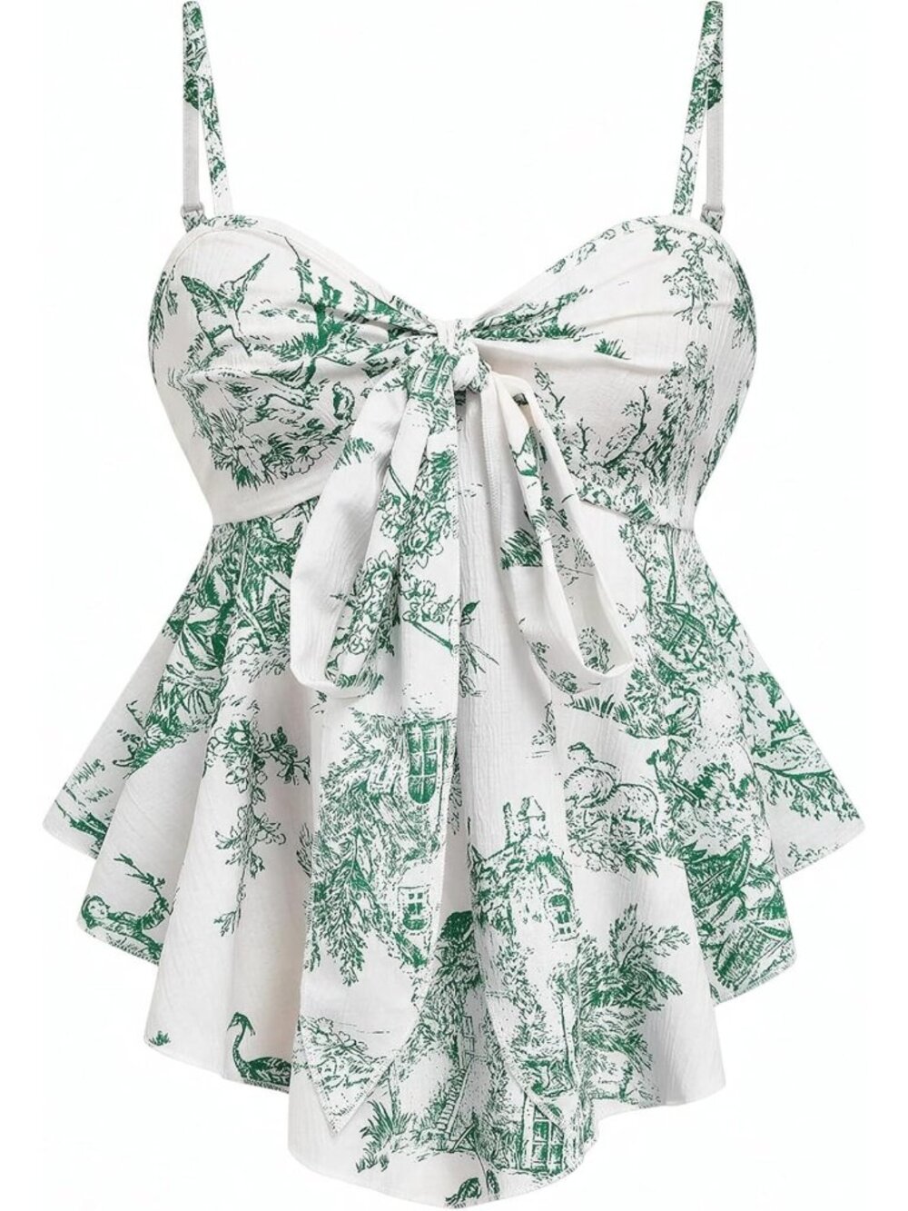 Floral Sweetheart Peplum Top | Flowy Summer Tank for Women | Cute Casual Style